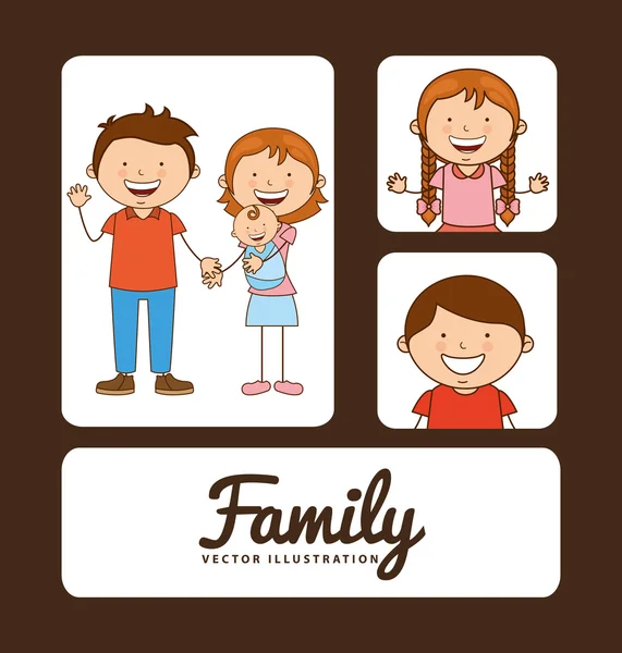 Family album — Stock Vector