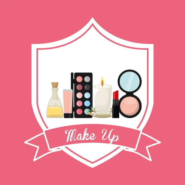 Make-up — Stockvektor