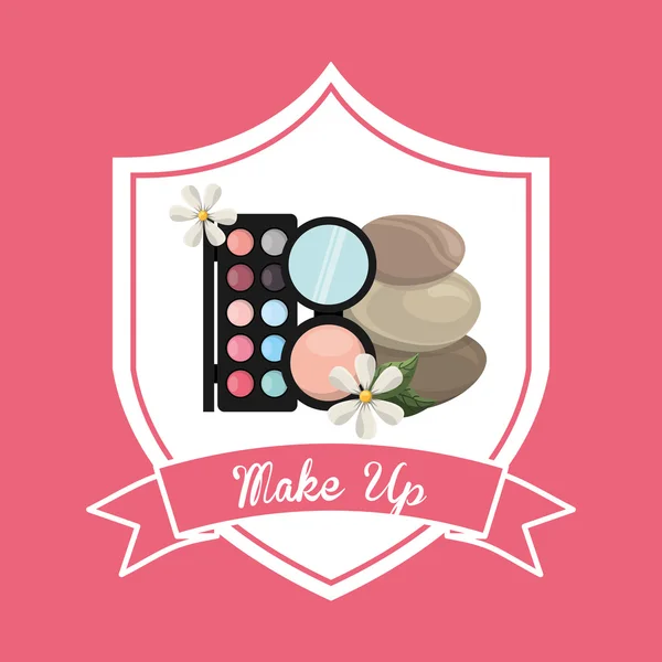 Make-up — Stockvektor