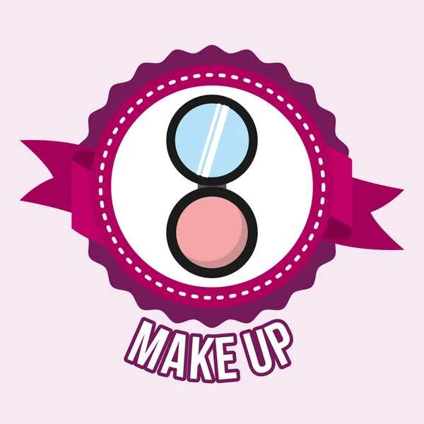 Make-up — Stockvektor