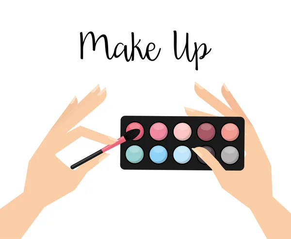 Make-up — Stockvektor