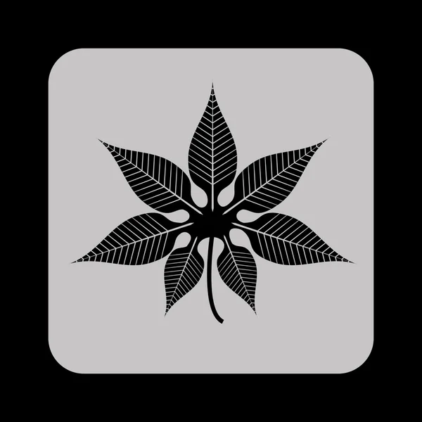 Květinové ikona — Stockový vektor