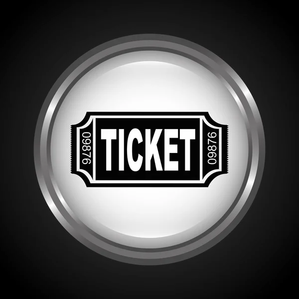 Ticketpictogram — Stockvector