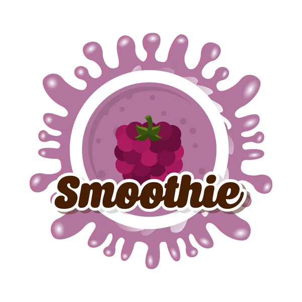 Delicious smoothie — Stock Vector