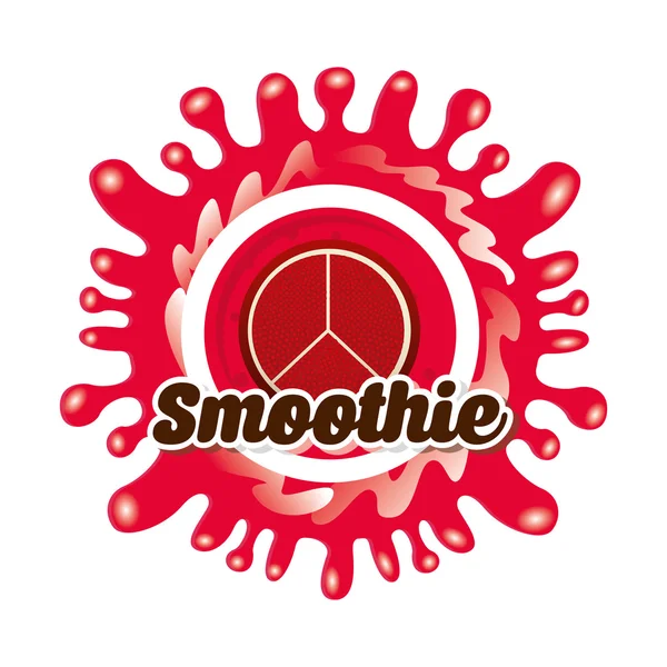 Délicieux smoothie — Image vectorielle