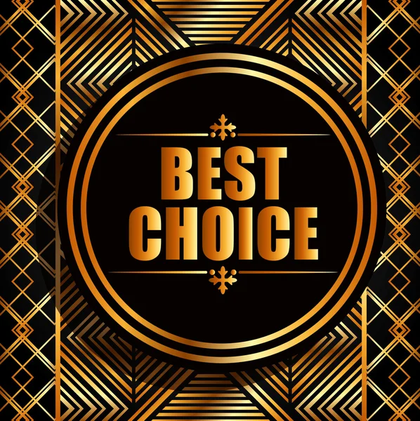 Best choice — Stock Vector