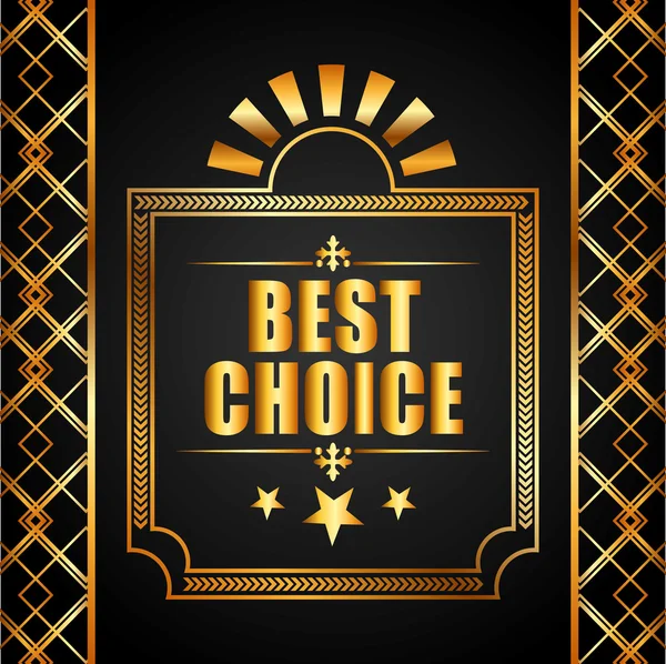 Best choice — Stock Vector