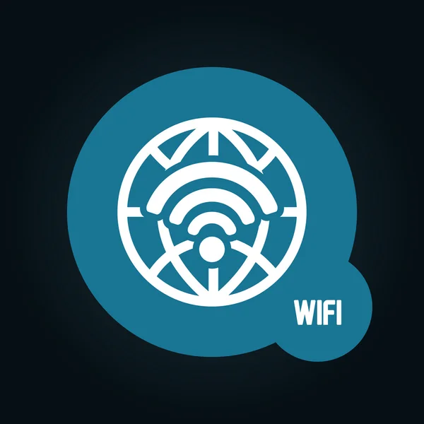 Wi-Fi bağlantısı — Stok Vektör