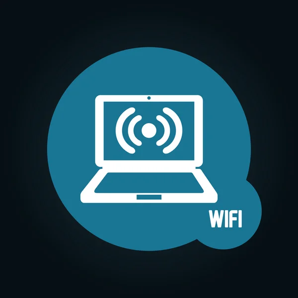 Wifi-Verbindung — Stockvektor