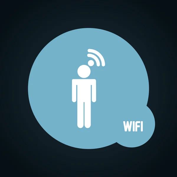 Wi-Fi bağlantısı — Stok Vektör