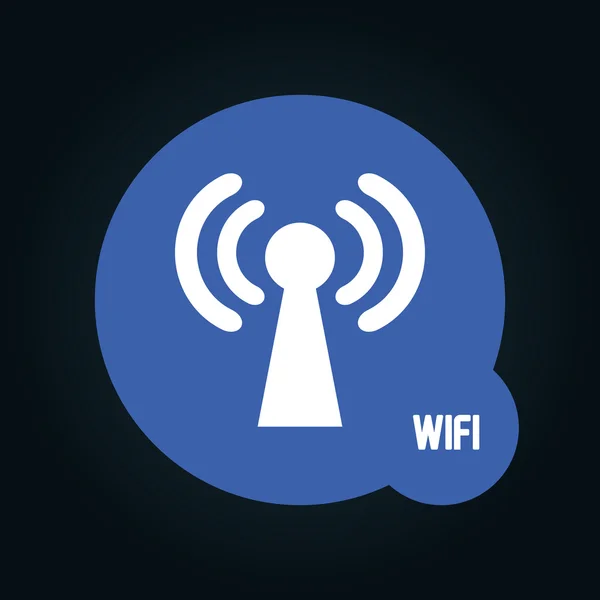 Wi-Fi bağlantısı — Stok Vektör