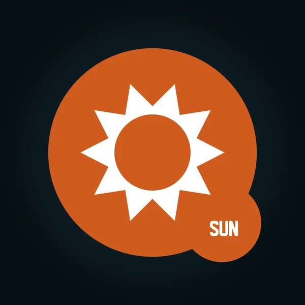 Sun icon — Stock Vector