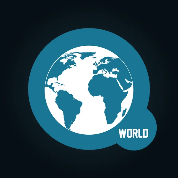 Ikona świata — Wektor stockowy