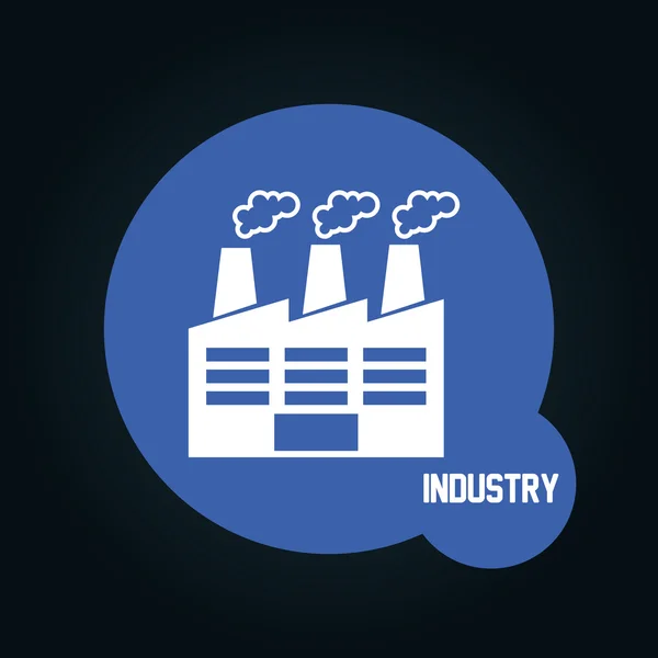 Industrie pictogram — Stockvector