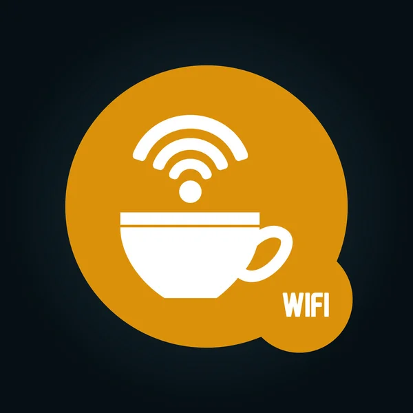 Wi-Fi bağlantısı — Stok Vektör