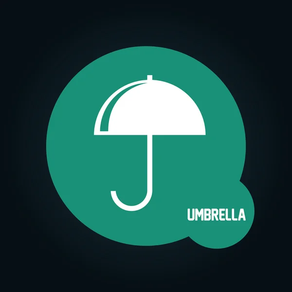 Unbrella icon — Stock Vector