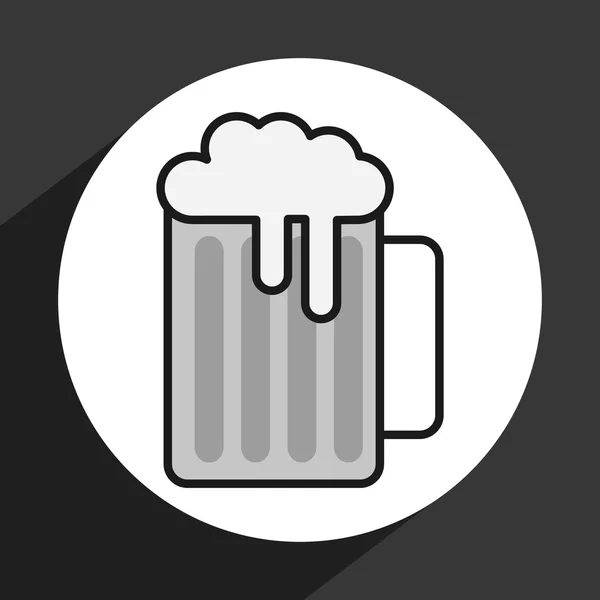 Ice beer design — Stock Vector