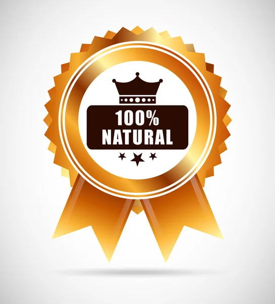100% natural —  Vetores de Stock