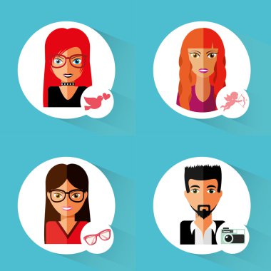 Avatar simgeleri tasarım