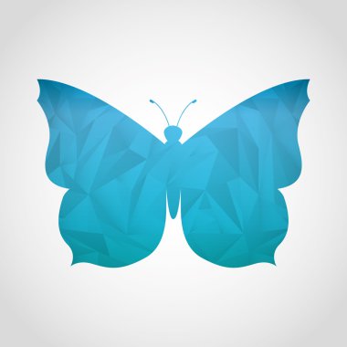 Güzel kelebek simgesi
