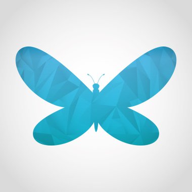 Güzel kelebek simgesi