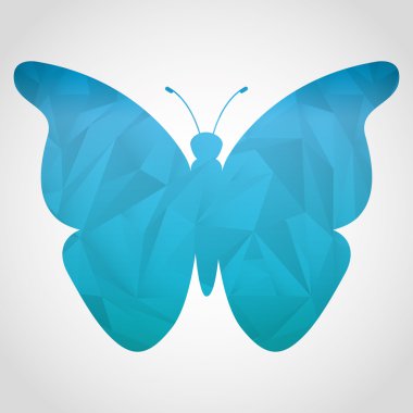 Güzel kelebek simgesi
