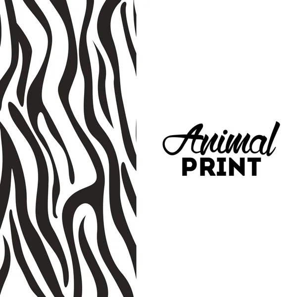 Diseño de impresión animal — Vector de stock