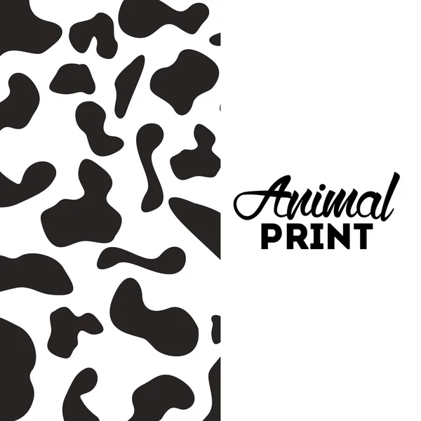 Animal print design — Stock vektor