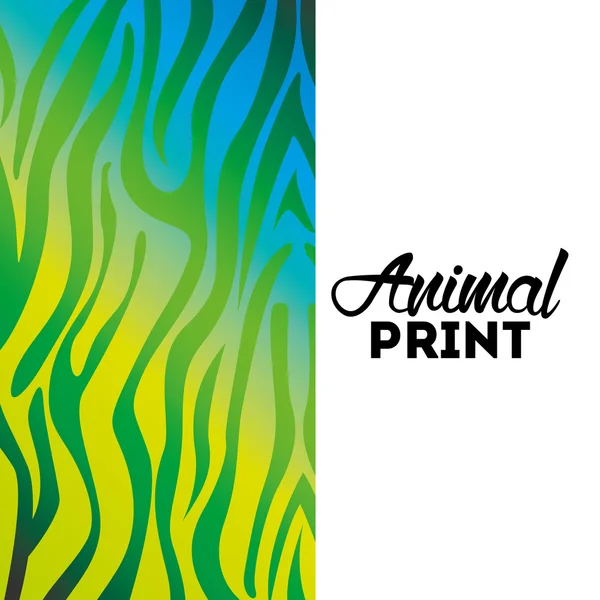 Animal print design — Stock Vector