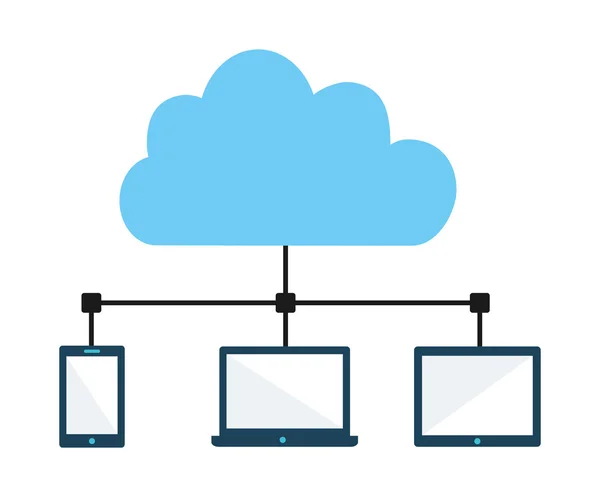 Desenho do data center — Vetor de Stock