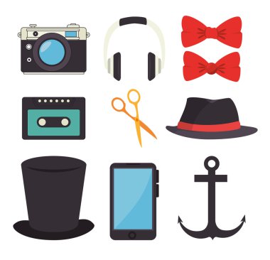 hipster yaşam tarzı tasarım.