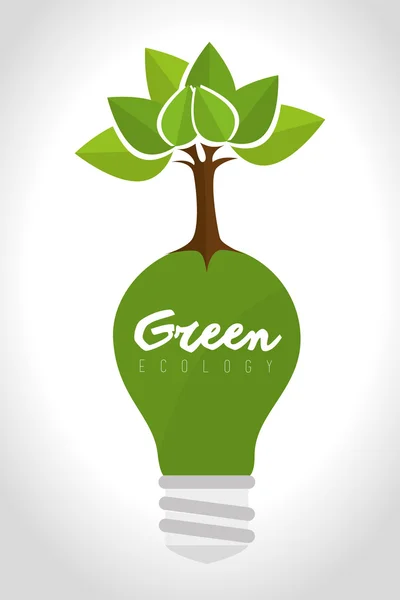 Ir design verde . — Vetor de Stock