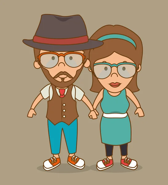 Design de style de vie Hipster . — Image vectorielle