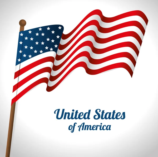 USA digital design. — Stock Vector