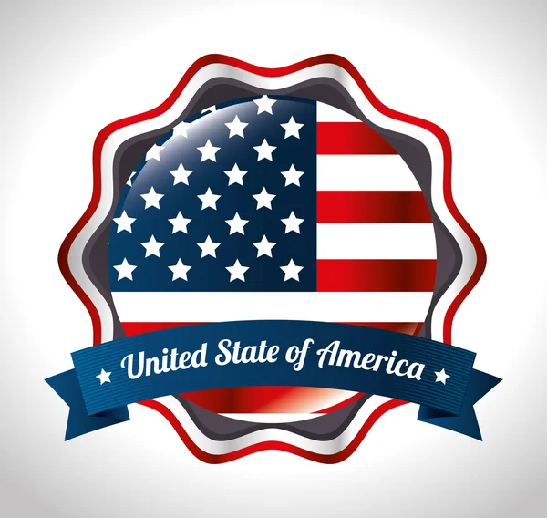 USA ontwerp. — Stockvector