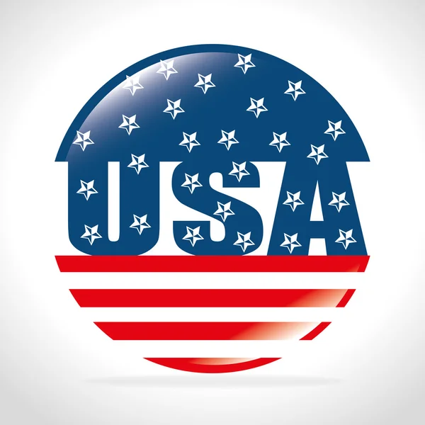 Diseño de usa . — Vector de stock