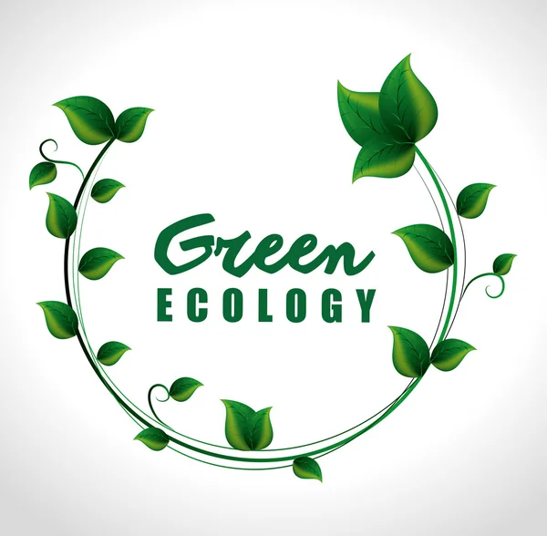 Go Green Design. — Stockvektor