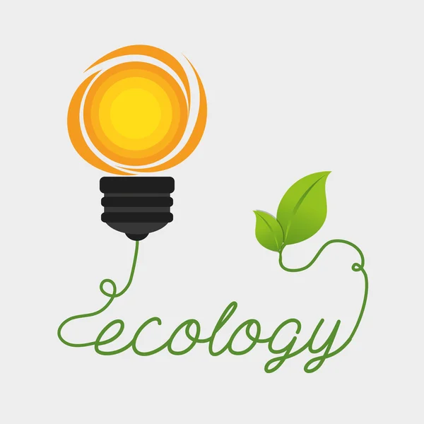 Diseño de energía verde . — Vector de stock