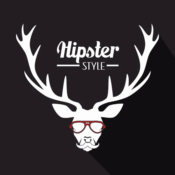 Hipster 라이프 스타일 디자인. — 스톡 벡터