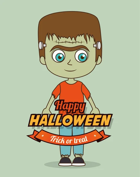 Diseño de Halloween . — Vector de stock