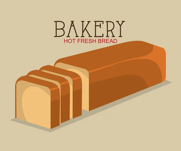 Bakery shop design. — Stock Vector