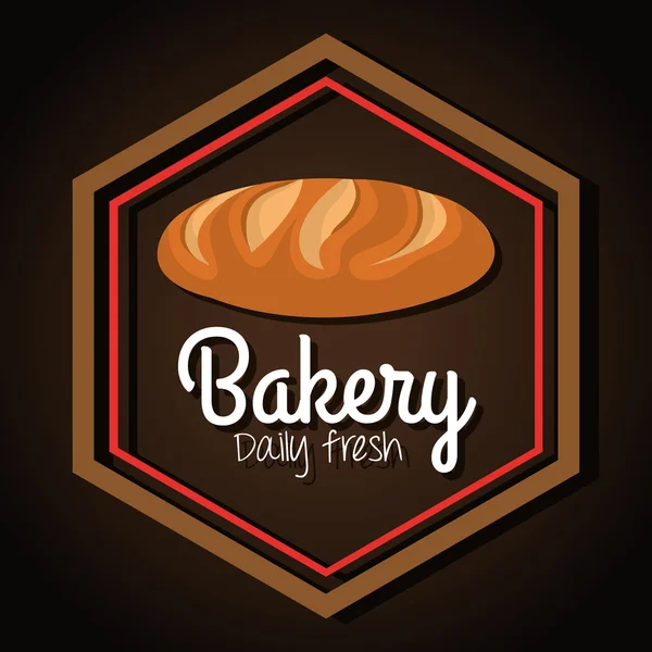 Bakery shop design. — Stock Vector