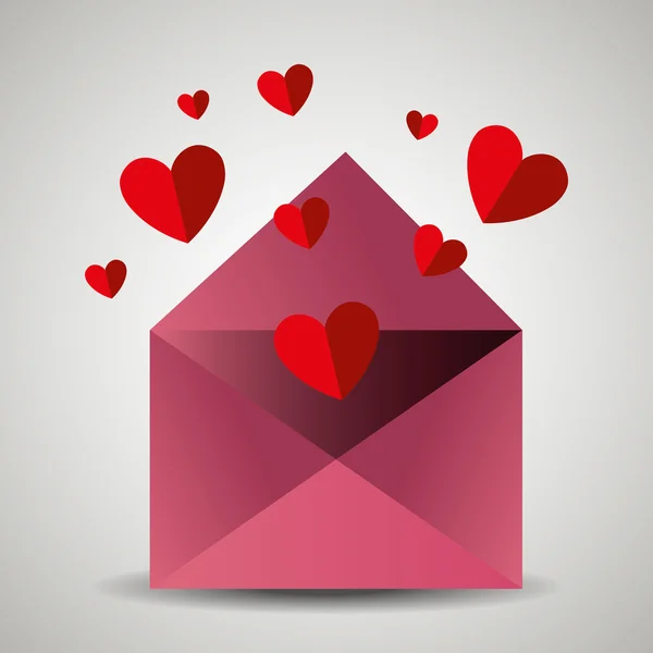 Love card design. — Stock Vector