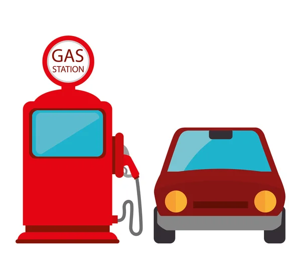 Petroleum industry design. — Stock Vector