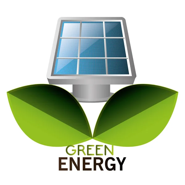 Progettazione di energia verde . — Vettoriale Stock