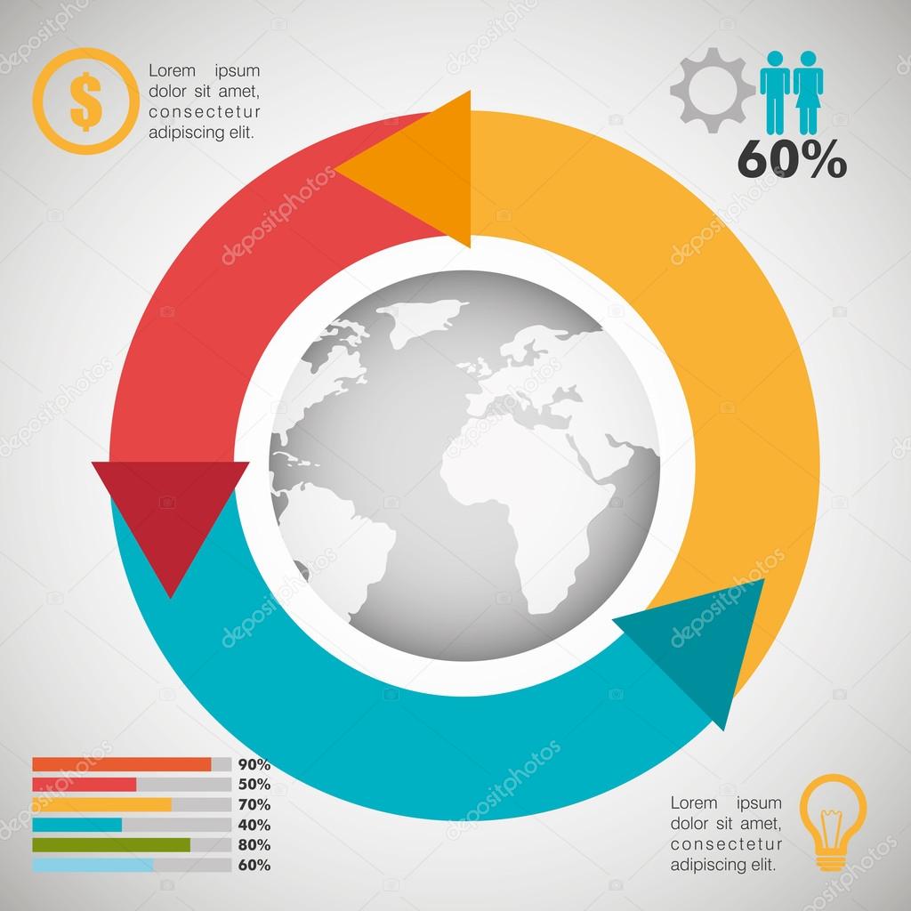 World infographic design.