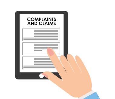 complaints and claims  clipart