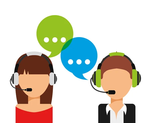 Customer service — Stock Vector