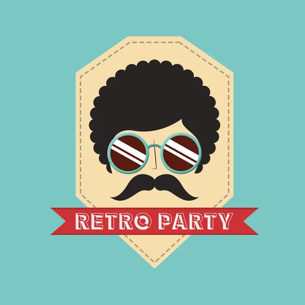 Retro-Party — Stockvektor