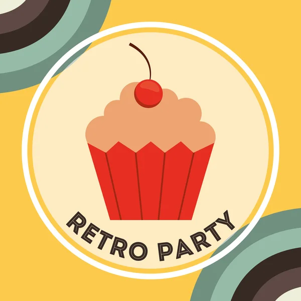 Retro párty — Stockový vektor